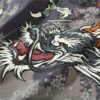 Japanese Style Roaring Tiger Dragon Print Sukajan T Shirt 11