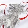Embroidery Dragon Vintage Cotton Chinese Casual T-Shirt 6 Embroidery Dragon Vintage Cotton Chinese Casual T-Shirt 6