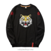 Embroidered Tiger Velvet Fleece Streetwear Sukajan Hoodie 1