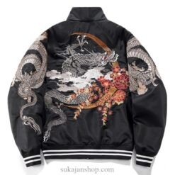 Dragon Streetwear Bomber Sukajan Jacket 5 Dragon Streetwear Bomber Sukajan Jacket 5