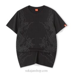 Dragon Cotton Y2K Streetwear Sukajan T-Shirt 1 Dragon Cotton Y2K Streetwear Sukajan T-Shirt 1