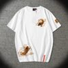 Embroidery Brocade Carp Jersey Knit Sukajan T-Shirt 5