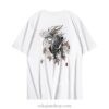 Embroidery Dragon Harajuku Retro Fashion Flower T-Shirt 3 Embroidery Dragon Harajuku Retro Fashion Flower T-Shirt 3
