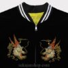 Black Dragon Embroidery Baseball Sukajan Jacket 8