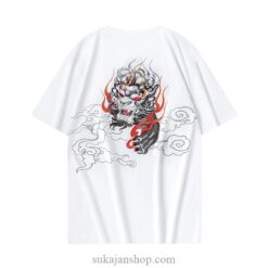 Embroidery Tiger Harajuku T Shirt Vintage Streetwear Sukajan T-Shirt 1