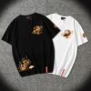Embroidery Brocade Carp Jersey Knit Sukajan T-Shirt 1 Embroidery Brocade Carp Jersey Knit Sukajan T-Shirt 1