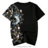 Brocade Carp Embroidery Cotton T-Shirt 1 Brocade Carp Embroidery Cotton T-Shirt 1