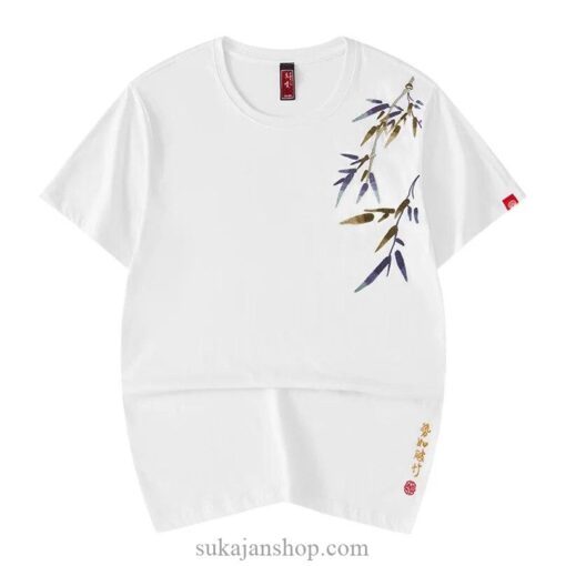 Bamboo Embroidered Jersey Sukajan T-Shirt 5