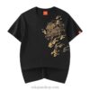 Vintage Streetwear Dragon Hip Hop Embroidery Sukajan T-Shirt 1