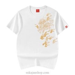 Vintage Streetwear Dragon Hip Hop Embroidery Sukajan T-Shirt 2