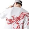 Unisex Golden Phoenix Embroidered Summer T-Shirt 5 Unisex Golden Phoenix Embroidered Summer T-Shirt 5