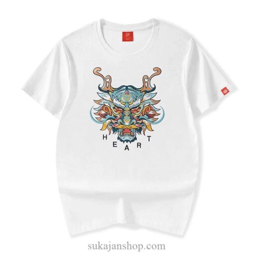 Dragon Embroidered Oversize Sukajan T-Shirt 4