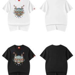 Dragon Embroidered Oversize Sukajan T-Shirt 2