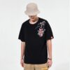 Brocade Carp Embroidered Oversized Sukajan T-Shirt 3