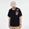 Brocade Carp Embroidered Oversized Sukajan T-Shirt 3 Brocade Carp Embroidered Oversized Sukajan T-Shirt 3
