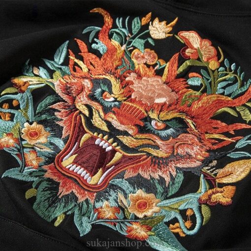 Dragon Embroidered Sukajan Hoodie 5