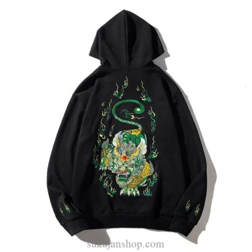 Embroidered Luxury Pullover Sukajan Hoodie 5