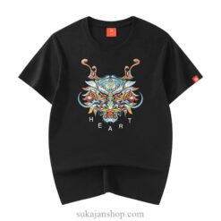Dragon Embroidered Oversize Sukajan T-Shirt 1