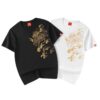Vintage Streetwear Dragon Hip Hop Embroidery Sukajan T-Shirt 4