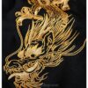 Golden Dragon Embroidered Vintage Sukajan Hoodie 4